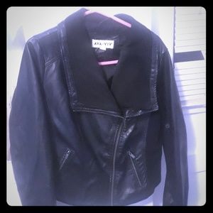 real leather jacket